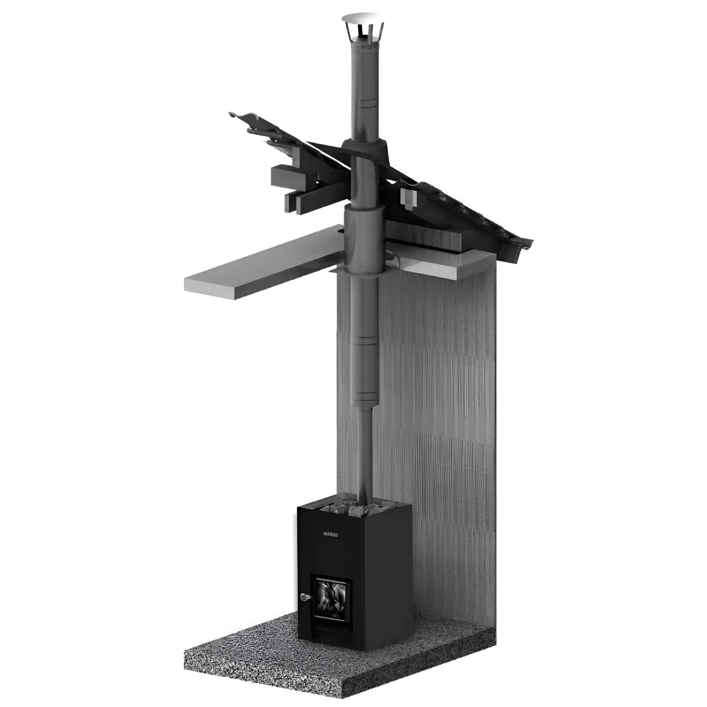 Стальной дымоход WHP1500 - Комплект