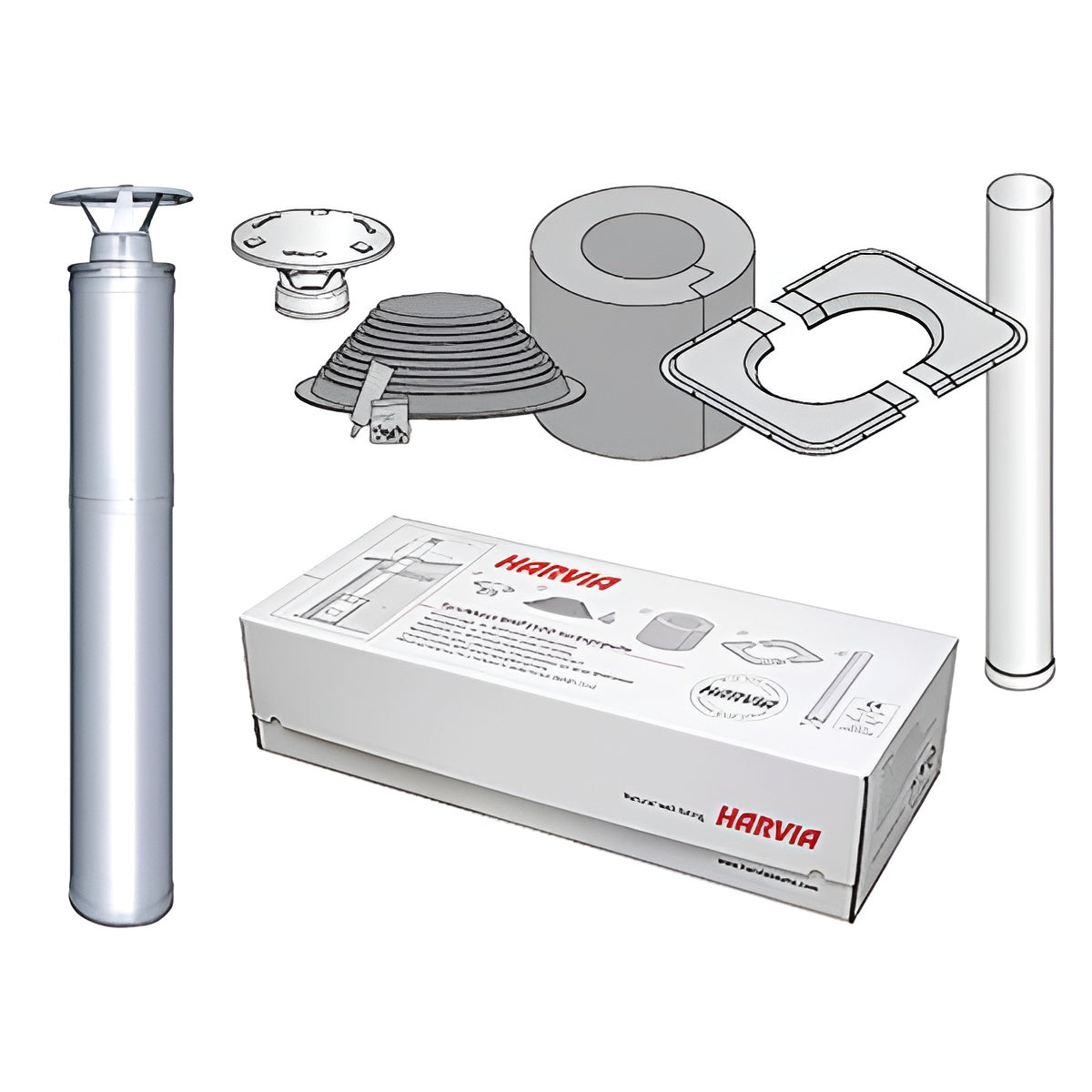 Стальной дымоход WHP1500 - Комплект